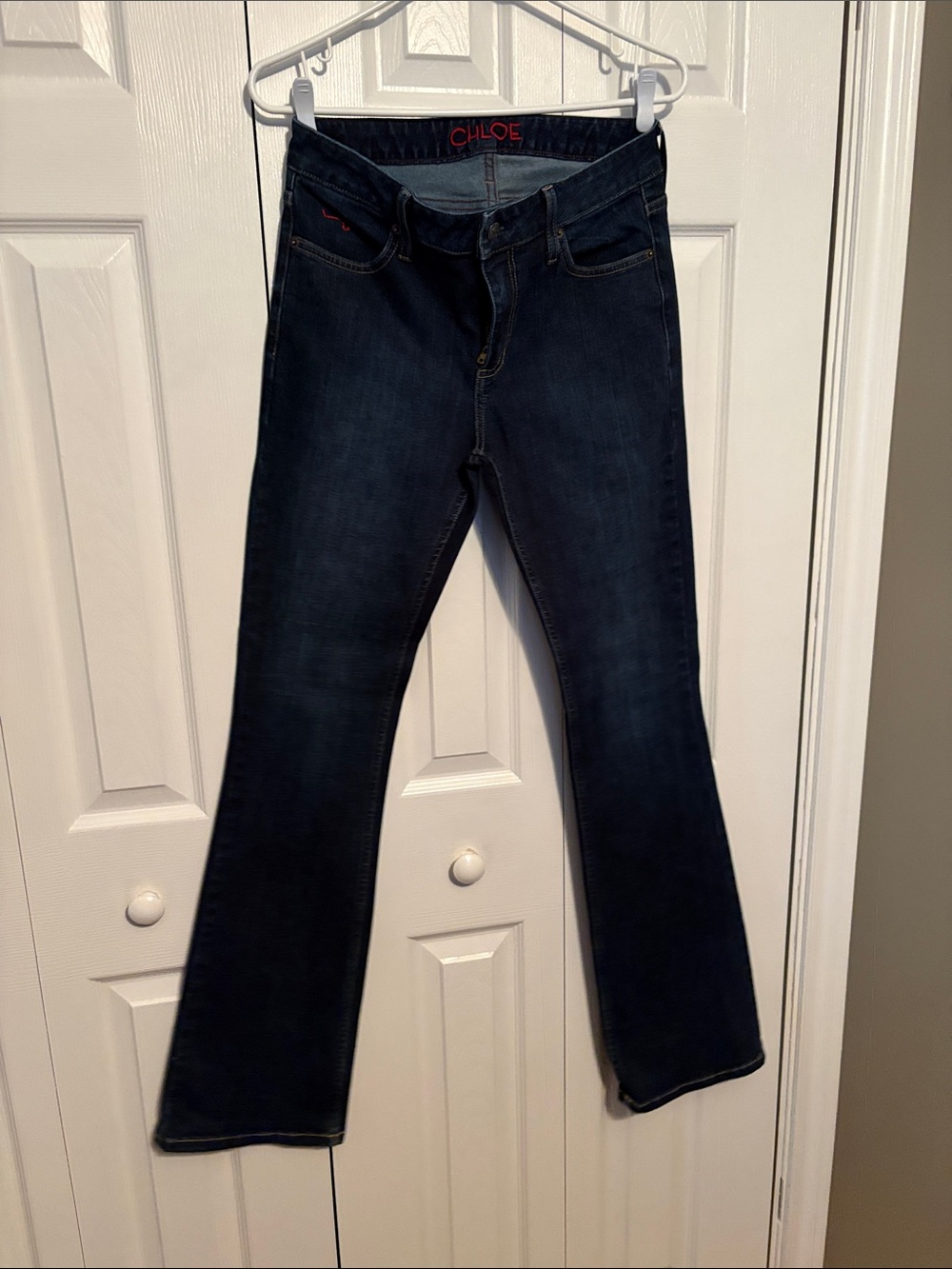 Chloe Dark Blue Flare Jeans